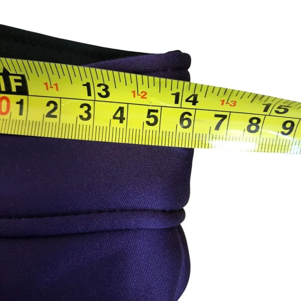 Schoeller Nils Classic Purple High Waist Fleece‎ Lined Stirrup Ski Pants Sz 10R - Picture 10 of 15